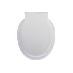 Capac WC din polipropilena, Unic 40301, alb, inchidere standard, 395 x 480 mm