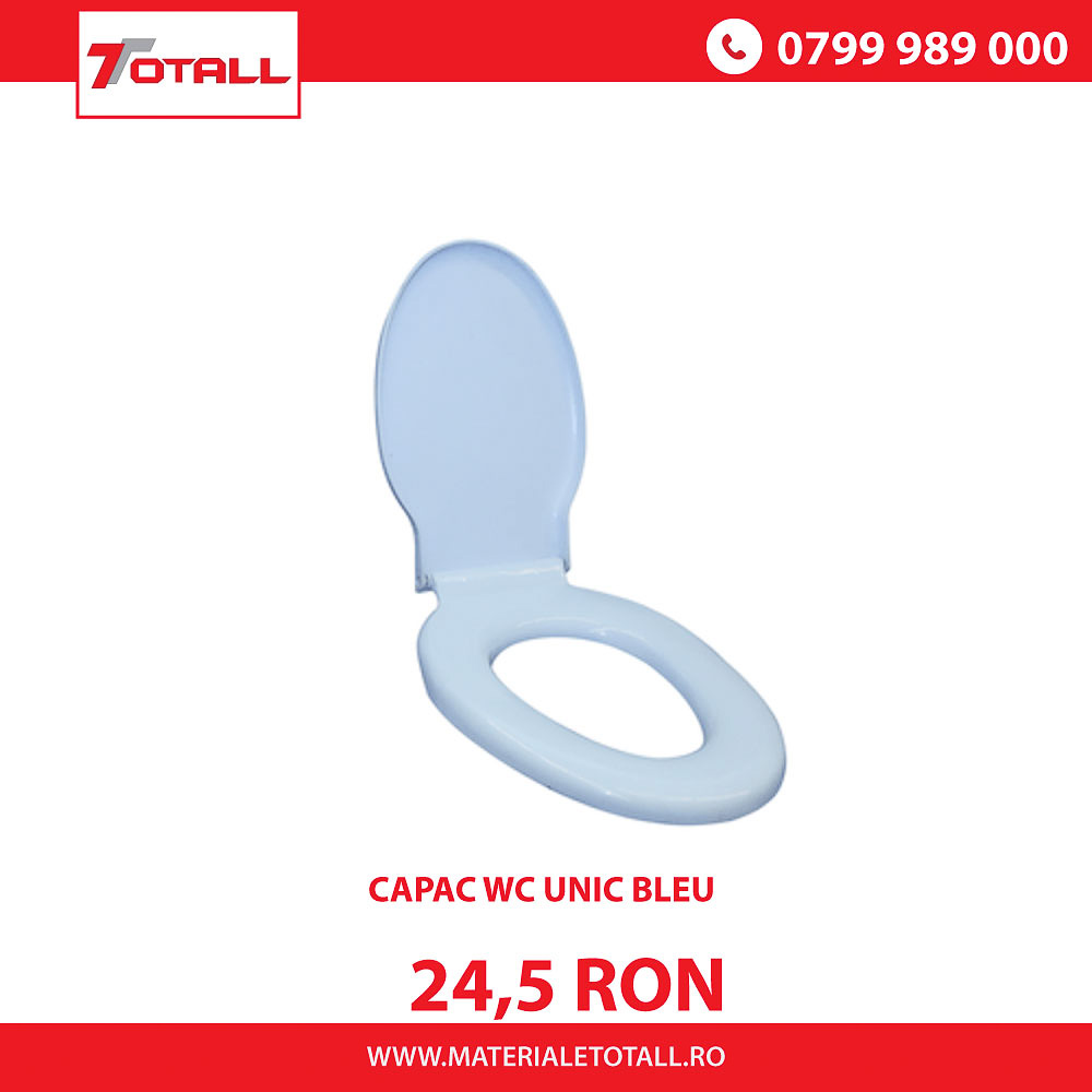 CAPAC WC UNIC BLEU, PLASTIC