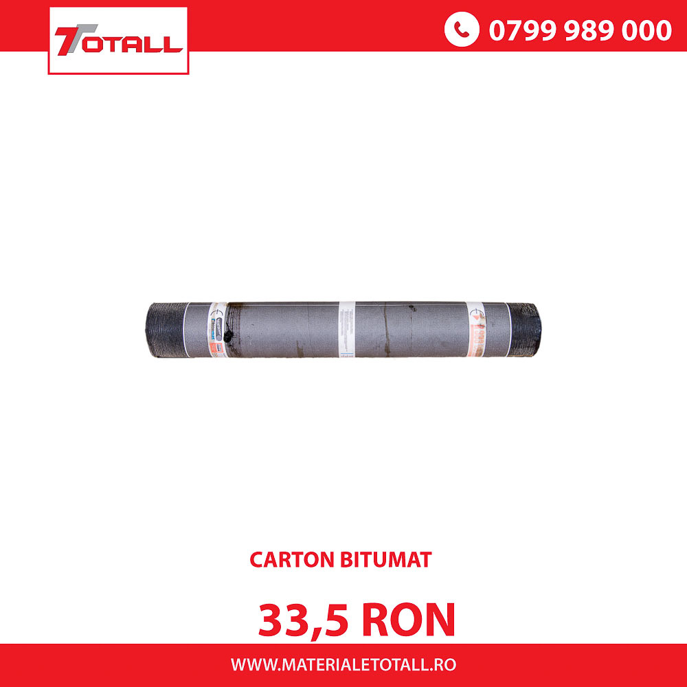Carton bituminat R333/R330H 1,4 kg/m2 (10 m2/rola)