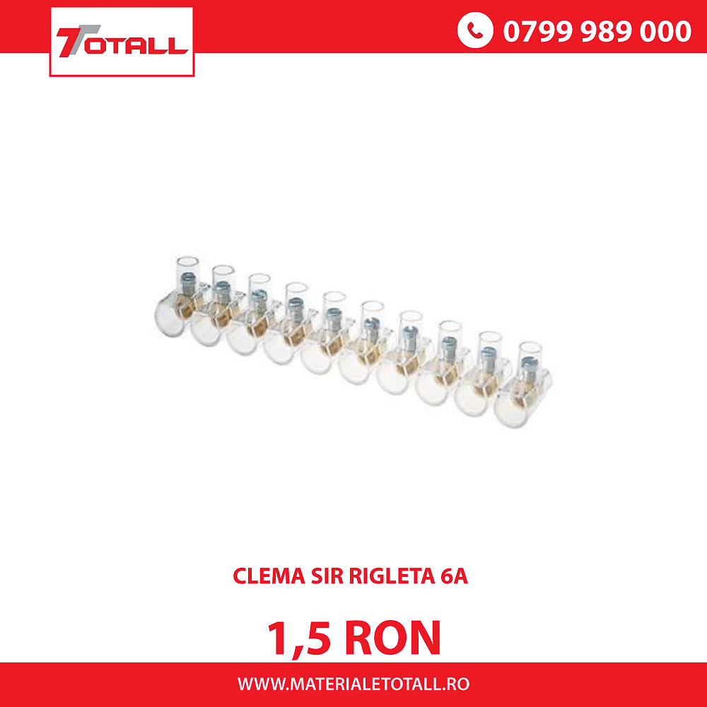 CLEMA SIR RIGLETA 6mm