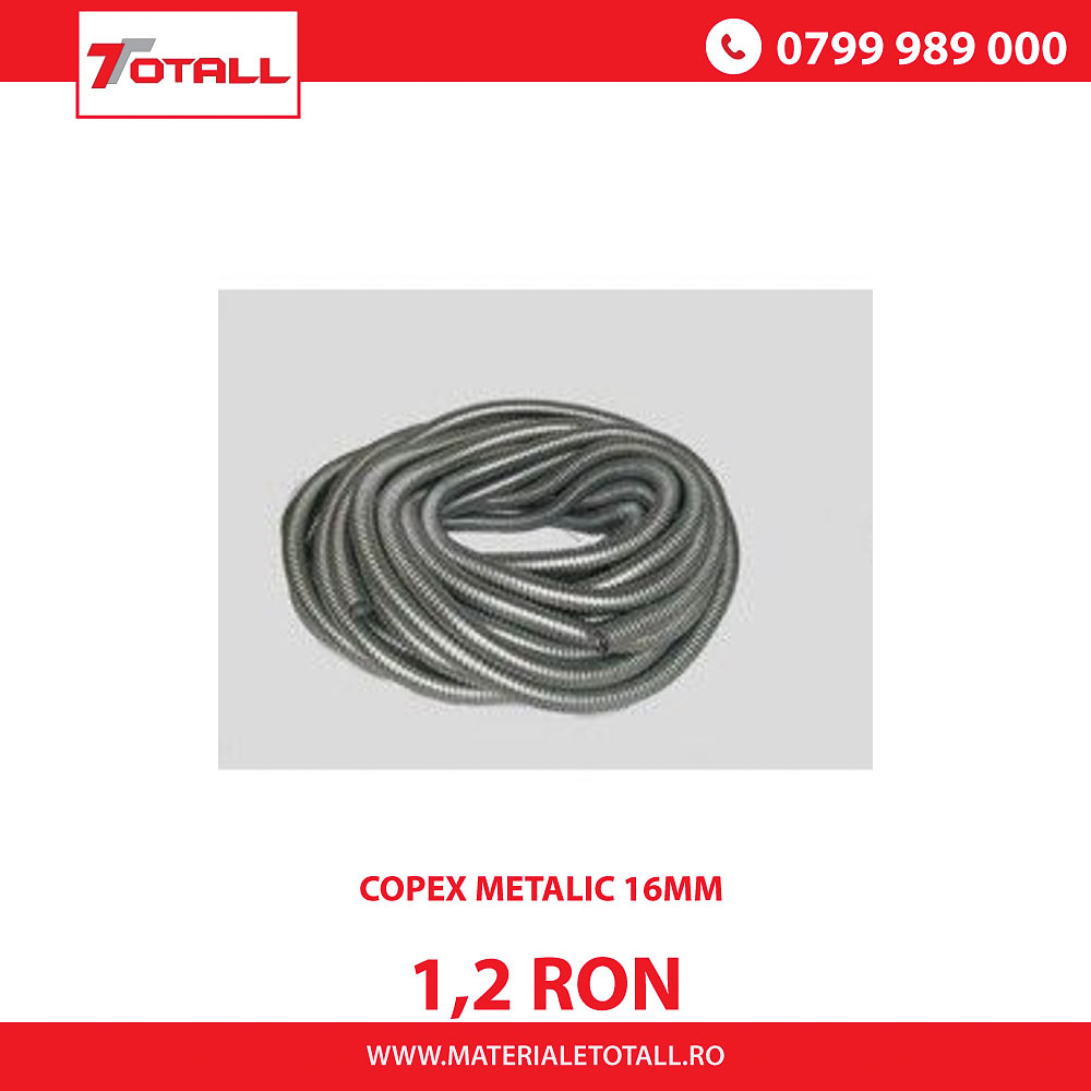 COPEX METALIC 16mm | Preț 1,2 RON | Livrare Din Stoc | MaterialeTotall.ro