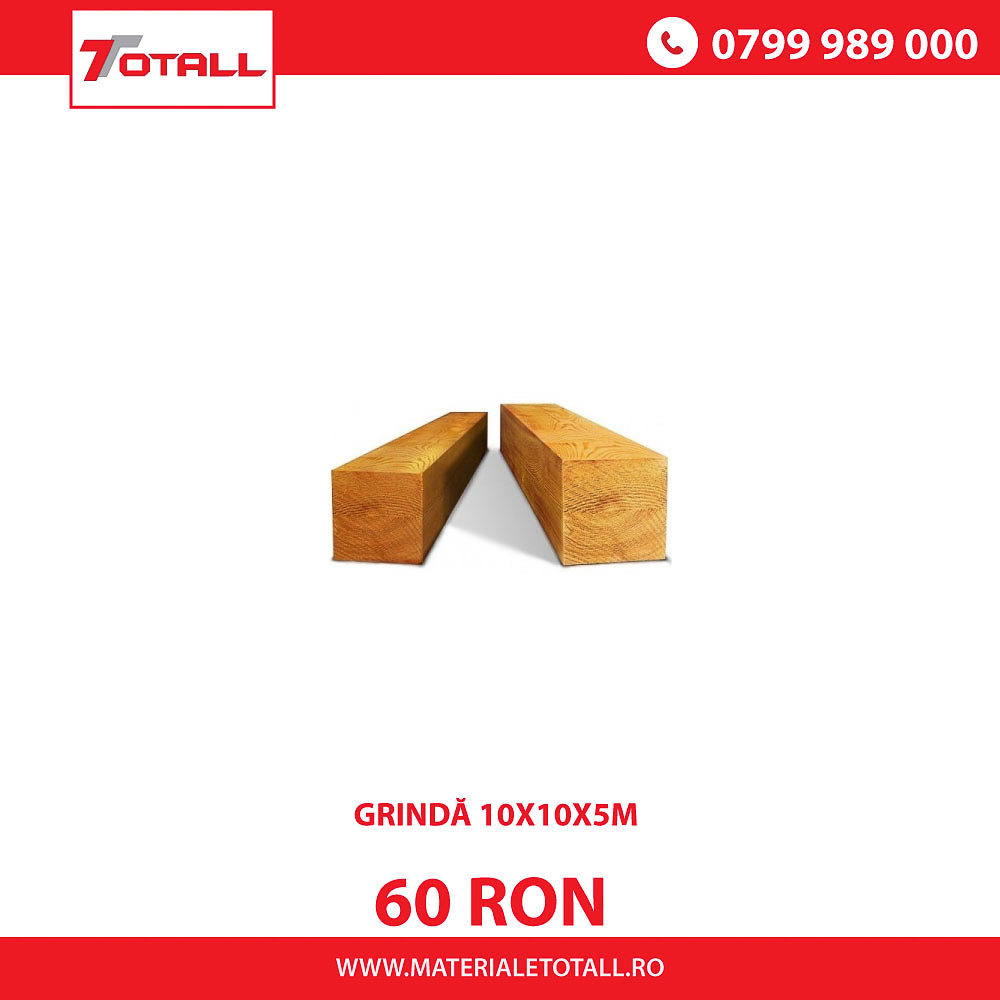 GRINDĂ 10X10X5M