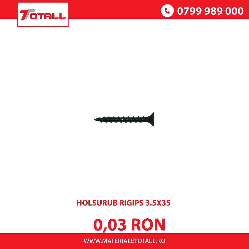 Surub autofiletant gipscarton 3.5x35 mm