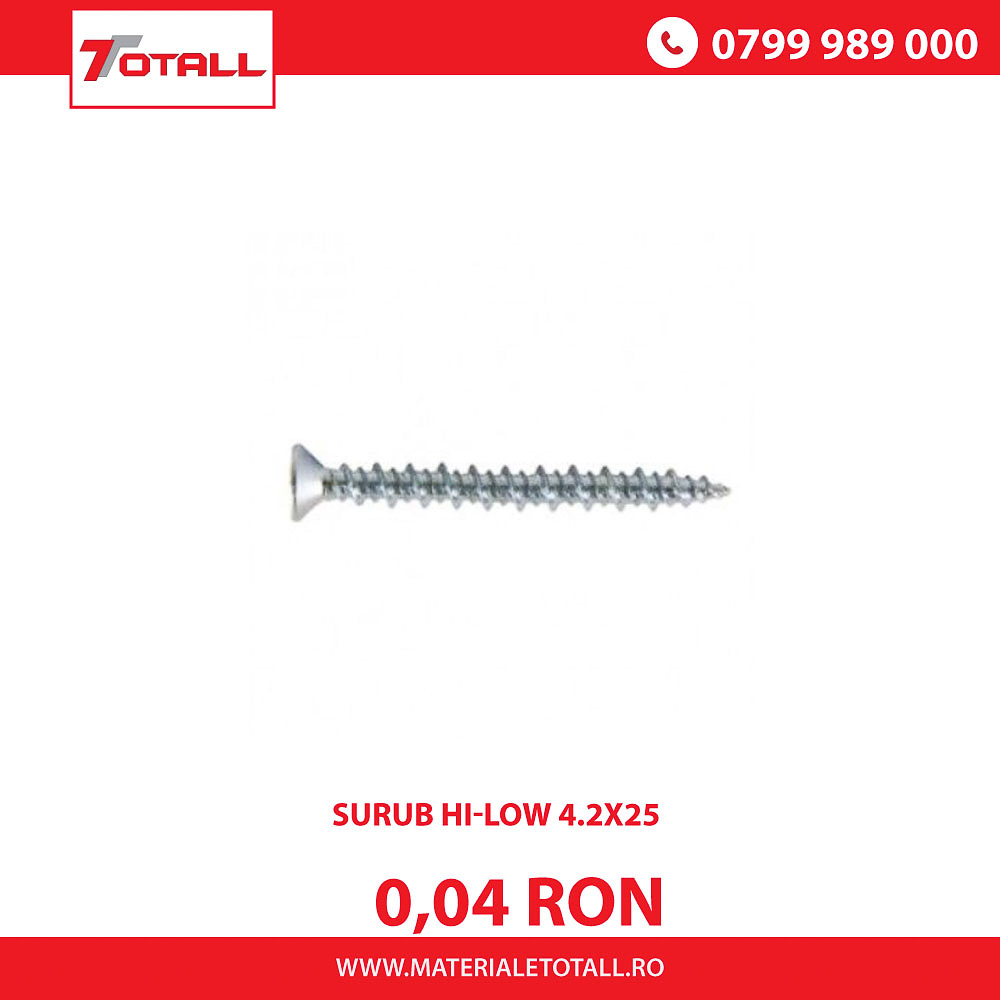 SURUB HI-LOW 4.2X25