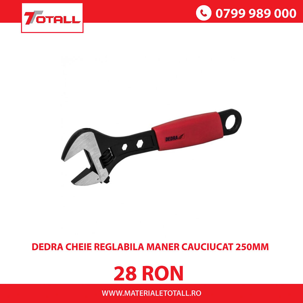 DEDRA CHEIE REGLABILA MANER CAUCIUCAT 250mm