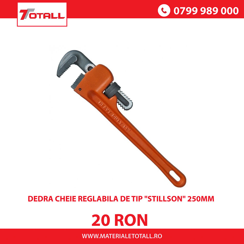 DEDRA CHEIE REGLABILA DE TIP "STILLSON" 250mm