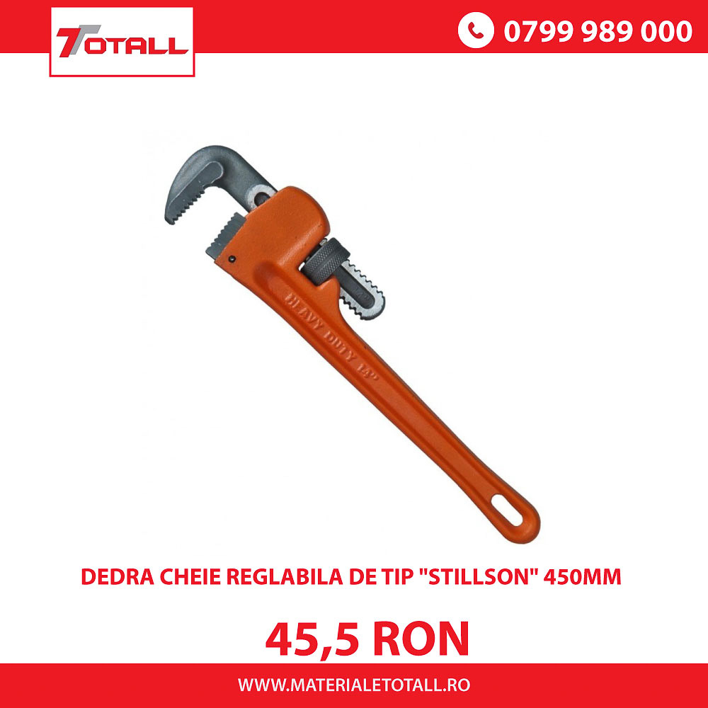 DEDRA CHEIE REGLABILA DE TIP "STILLSON" 450mm