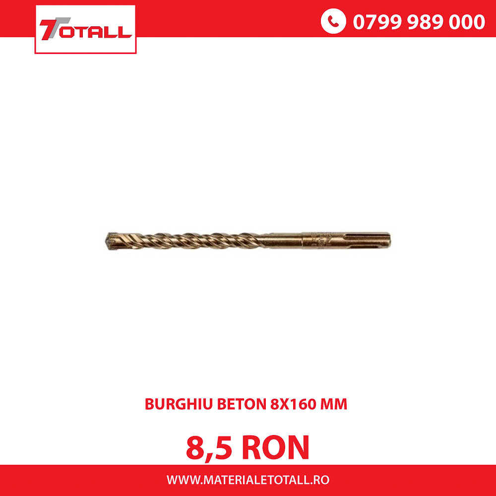 BURGHIU BETON 8X160 mm