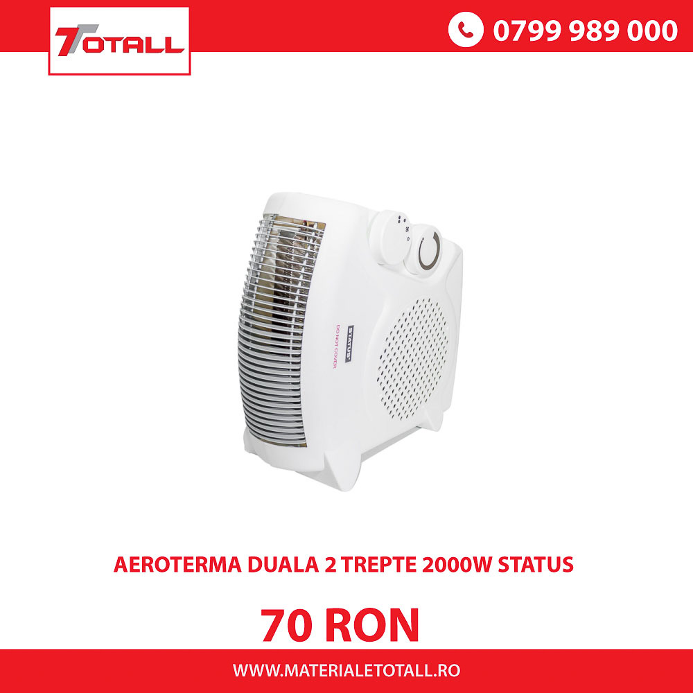 Aeroterma duala 2 trepte 2000w Status