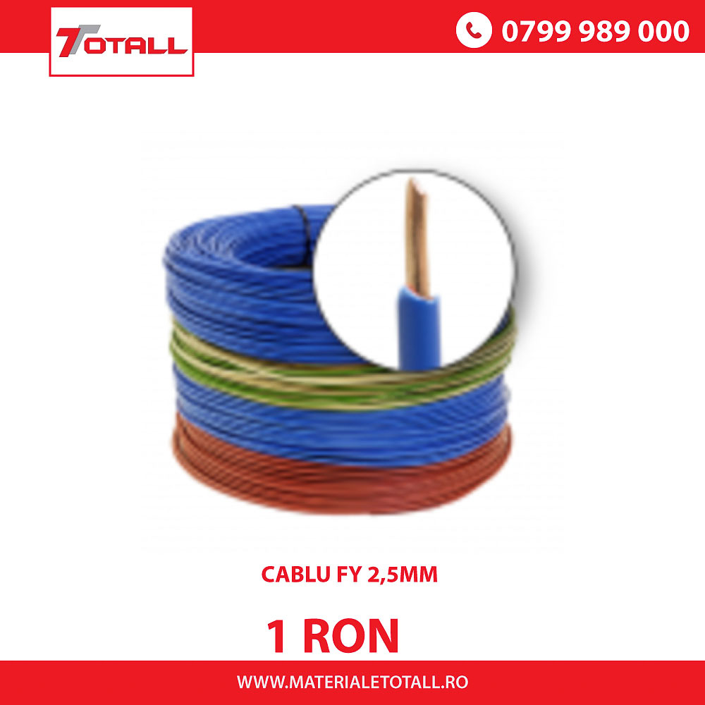 CABLU SOLID CUPRU FY 2,5MM